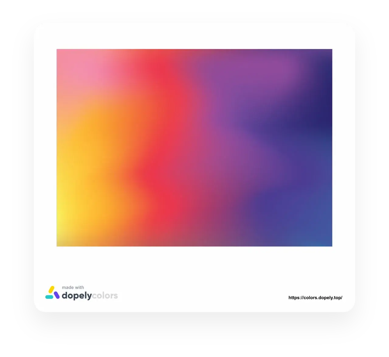 a blur gradient contains pink, yellow, red, purple and blue with adobe photoshop